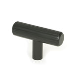 This is an image showing From The Anvil - Aged Bronze Judd T-Bar available from T.H Wiggans Architectural Ironmongery in Kendal, quick delivery and discounted prices