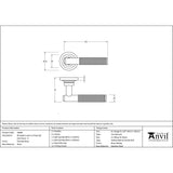 This is an image showing From The Anvil - Polished Brass Brompton Lever on Rose Set (Art Deco) - Unsprung available from trade door handles, quick delivery and discounted prices