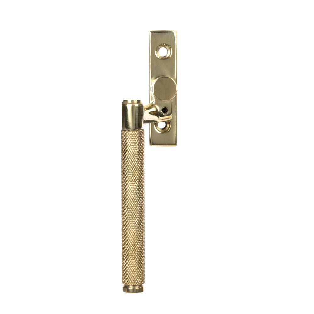 This is an image showing From The Anvil - Polished Brass Brompton Espag - LH available from T.H Wiggans Architectural Ironmongery in Kendal, quick delivery and discounted prices