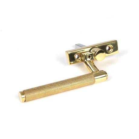 This is an image showing From The Anvil - Polished Brass Brompton Espag - RH available from T.H Wiggans Architectural Ironmongery in Kendal, quick delivery and discounted prices