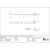 This is an image showing From The Anvil - Polished Marine SS (316) 10" Newbury Stay available from T.H Wiggans Architectural Ironmongery in Kendal, quick delivery and discounted prices