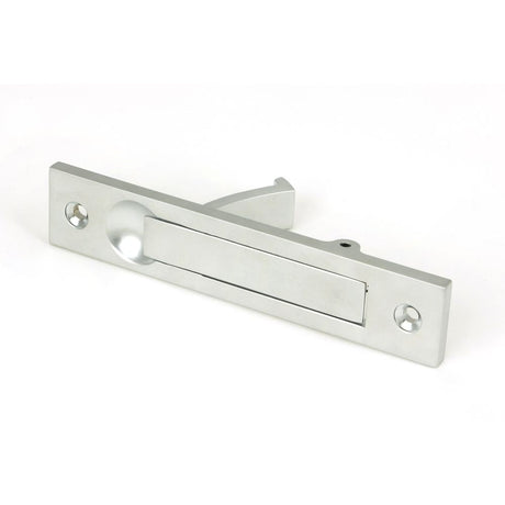 This is an image of From The Anvil - Satin Chrome 125mm x 25mm Edge Pull available to order from T.H Wiggans Architectural Ironmongery in Kendal, quick delivery and discounted prices.