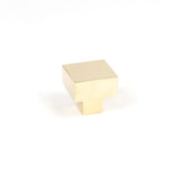 This is an image showing From The Anvil - Polished Brass Albers Cabinet Knob - 25mm available from T.H Wiggans Architectural Ironmongery in Kendal, quick delivery and discounted prices