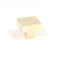This is an image showing From The Anvil - Polished Brass Albers Cabinet Knob - 35mm available from T.H Wiggans Architectural Ironmongery in Kendal, quick delivery and discounted prices
