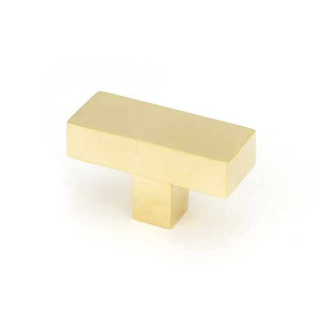 This is an image showing From The Anvil - Polished Brass Albers T-Bar available from T.H Wiggans Architectural Ironmongery in Kendal, quick delivery and discounted prices