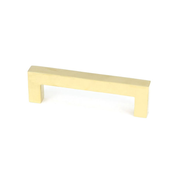 This is an image showing From The Anvil - Polished Brass Albers Pull Handle - Small available from T.H Wiggans Architectural Ironmongery in Kendal, quick delivery and discounted prices
