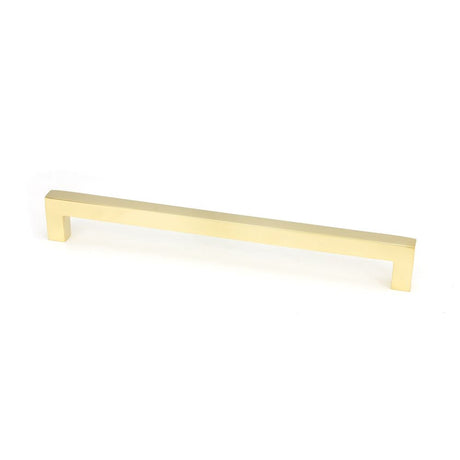 This is an image showing From The Anvil - Polished Brass Albers Pull Handle - Large available from T.H Wiggans Architectural Ironmongery in Kendal, quick delivery and discounted prices