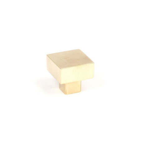 This is an image showing From The Anvil - Aged Brass Albers Cabinet Knob - 25mm available from T.H Wiggans Architectural Ironmongery in Kendal, quick delivery and discounted prices