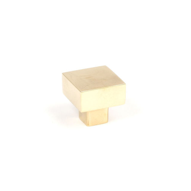 This is an image showing From The Anvil - Aged Brass Albers Cabinet Knob - 25mm available from T.H Wiggans Architectural Ironmongery in Kendal, quick delivery and discounted prices