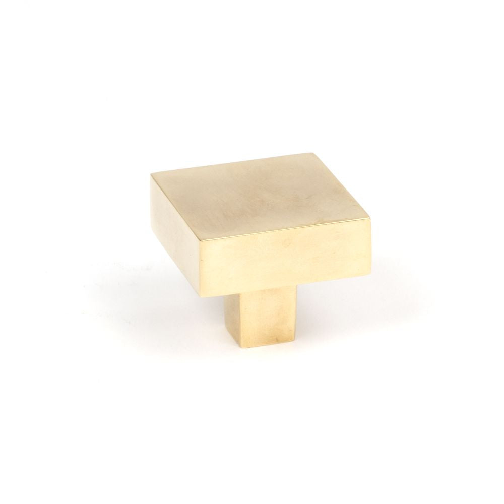 This is an image showing From The Anvil - Aged Brass Albers Cabinet Knob - 35mm available from T.H Wiggans Architectural Ironmongery in Kendal, quick delivery and discounted prices