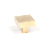 This is an image showing From The Anvil - Aged Brass Albers Cabinet Knob - 35mm available from T.H Wiggans Architectural Ironmongery in Kendal, quick delivery and discounted prices
