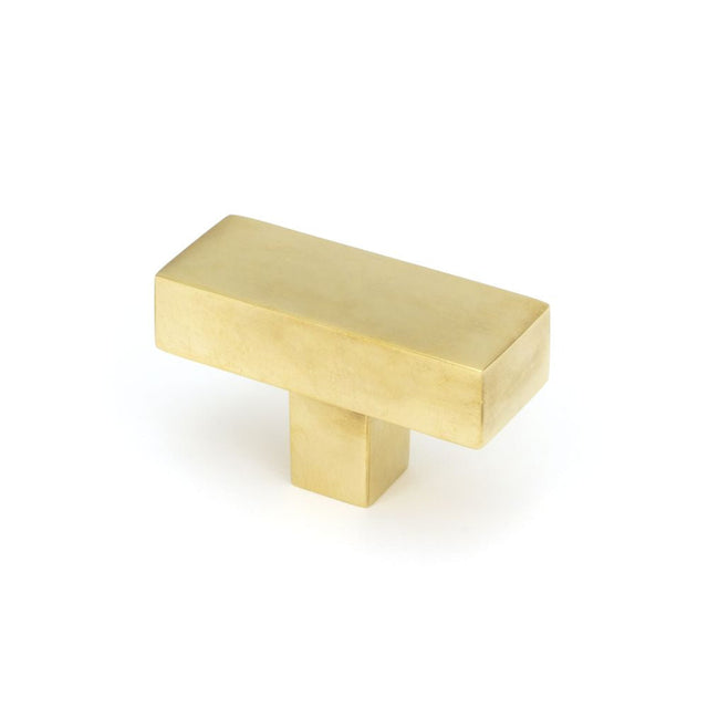 This is an image showing From The Anvil - Aged Brass Albers T-Bar available from T.H Wiggans Architectural Ironmongery in Kendal, quick delivery and discounted prices