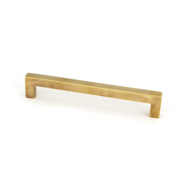 This is an image showing From The Anvil - Aged Brass Albers Pull Handle - Medium available from T.H Wiggans Architectural Ironmongery in Kendal, quick delivery and discounted prices