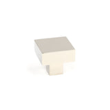 This is an image showing From The Anvil - Polished Nickel Albers Cabinet Knob - 30mm available from T.H Wiggans Architectural Ironmongery in Kendal, quick delivery and discounted prices