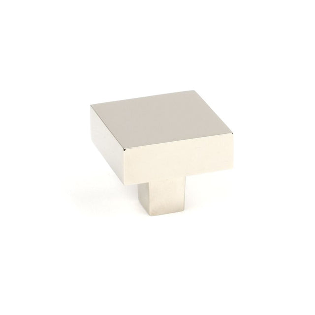 This is an image showing From The Anvil - Polished Nickel Albers Cabinet Knob - 35mm available from T.H Wiggans Architectural Ironmongery in Kendal, quick delivery and discounted prices
