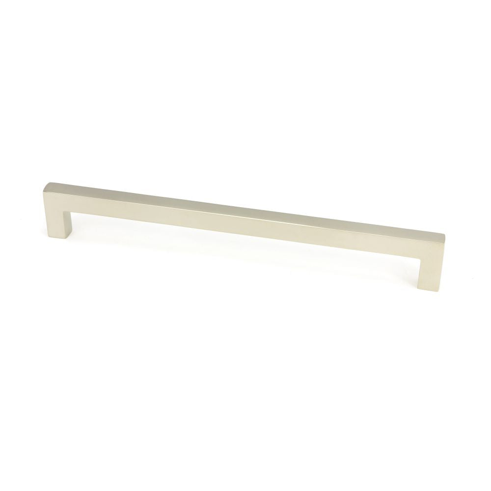This is an image showing From The Anvil - Polished Nickel Albers Pull Handle - Large available from T.H Wiggans Architectural Ironmongery in Kendal, quick delivery and discounted prices