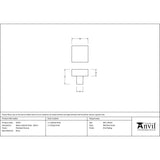 This is an image showing From The Anvil - Polished Chrome Albers Cabinet Knob - 30mm available from trade door handles, quick delivery and discounted prices