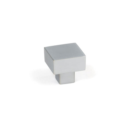 This is an image showing From The Anvil - Satin Chrome Albers Cabinet Knob - 25mm available from T.H Wiggans Architectural Ironmongery in Kendal, quick delivery and discounted prices