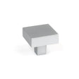 This is an image showing From The Anvil - Satin Chrome Albers Cabinet Knob - 35mm available from T.H Wiggans Architectural Ironmongery in Kendal, quick delivery and discounted prices