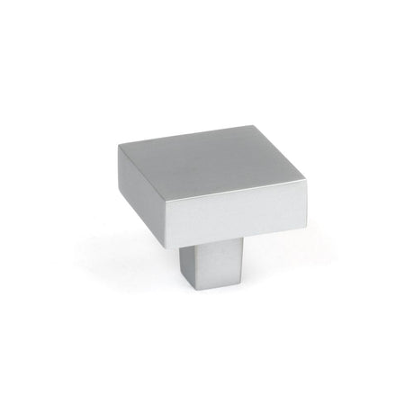 This is an image showing From The Anvil - Satin Chrome Albers Cabinet Knob - 35mm available from T.H Wiggans Architectural Ironmongery in Kendal, quick delivery and discounted prices