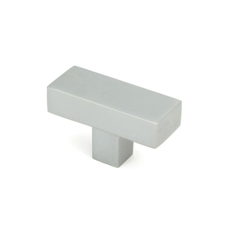 This is an image showing From The Anvil - Satin Chrome Albers T-Bar available from T.H Wiggans Architectural Ironmongery in Kendal, quick delivery and discounted prices