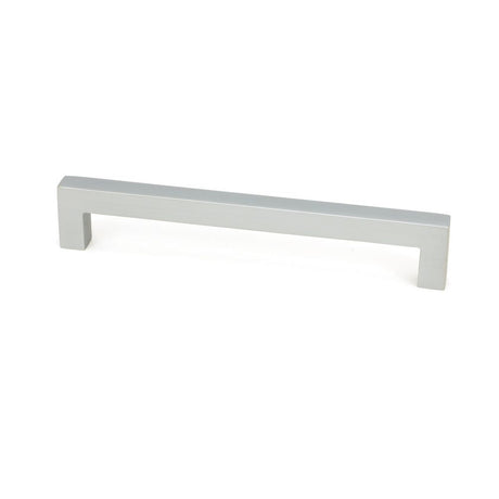 This is an image showing From The Anvil - Satin Chrome Albers Pull Handle - Medium available from T.H Wiggans Architectural Ironmongery in Kendal, quick delivery and discounted prices