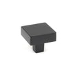 This is an image showing From The Anvil - Matt Black Albers Cabinet Knob - 35mm available from T.H Wiggans Architectural Ironmongery in Kendal, quick delivery and discounted prices