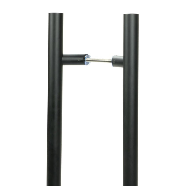 This is an image of From The Anvil - Matt Black (316) 0.6m Offset T Bar Handle B2B 32mm available to order from T.H Wiggans Architectural Ironmongery in Kendal, quick delivery and discounted prices.
