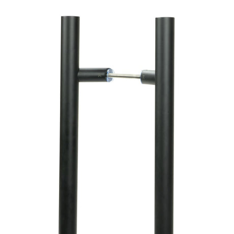 This is an image of From The Anvil - Matt Black (316) 1.2m Offset T Bar Handle B2B 32mm available to order from T.H Wiggans Architectural Ironmongery in Kendal, quick delivery and discounted prices.