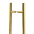 This is an image of From The Anvil - Aged Brass (316) 0.6m T Bar Handle B2B 32mm available to order from T.H Wiggans Architectural Ironmongery in Kendal, quick delivery and discounted prices.