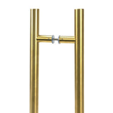 This is an image of From The Anvil - Aged Brass (316) 0.6m T Bar Handle B2B 32mm available to order from T.H Wiggans Architectural Ironmongery in Kendal, quick delivery and discounted prices.