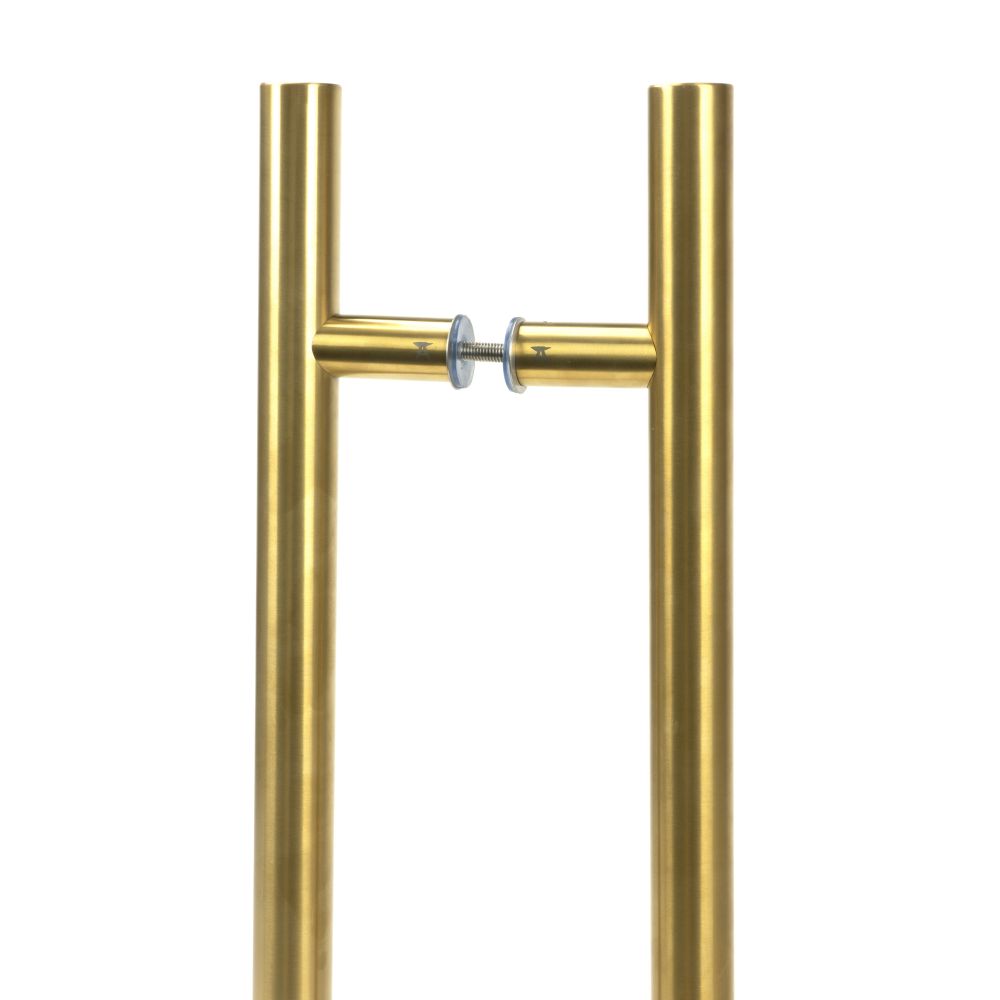 This is an image of From The Anvil - Aged Brass (316) 0.9m T Bar Handle B2B 32mm available to order from T.H Wiggans Architectural Ironmongery in Kendal, quick delivery and discounted prices.