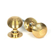 This is an image of From The Anvil - Polished Brass Heavy Beehive Mortice/Rim Knob Set available to order from T.H Wiggans Architectural Ironmongery in Kendal, quick delivery and discounted prices.