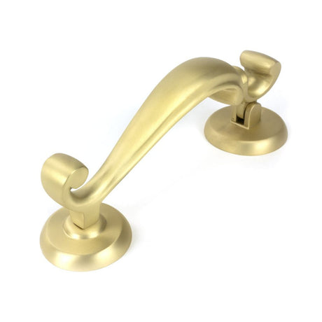 This is an image of From The Anvil - Satin Brass Doctors Door Knocker available to order from T.H Wiggans Architectural Ironmongery in Kendal, quick delivery and discounted prices.
