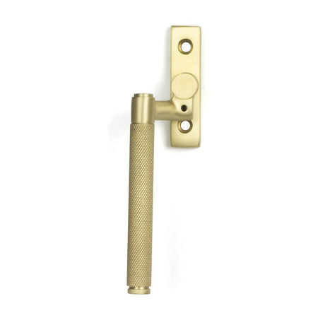 This is an image showing From The Anvil - Satin Brass Brompton Espag - LH available from T.H Wiggans Architectural Ironmongery in Kendal, quick delivery and discounted prices