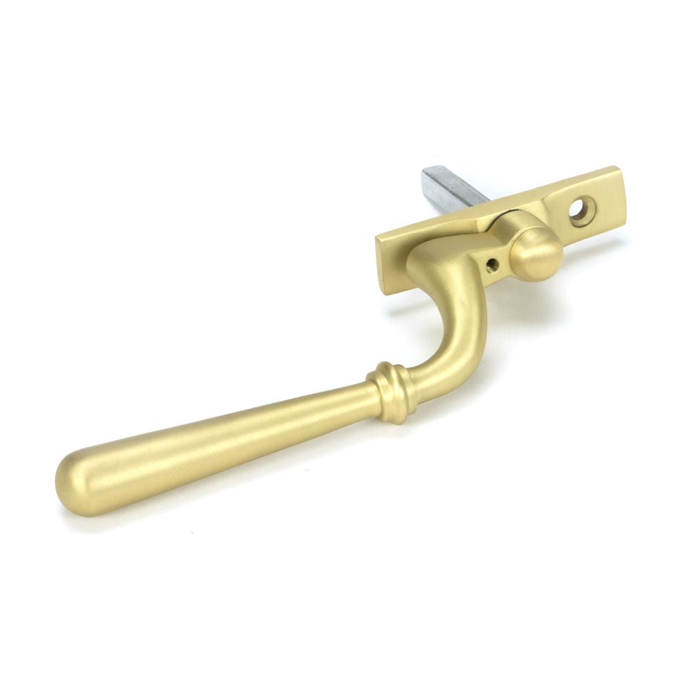 This is an image showing From The Anvil - Satin Brass Newbury Espag - RH available from T.H Wiggans Architectural Ironmongery in Kendal, quick delivery and discounted prices