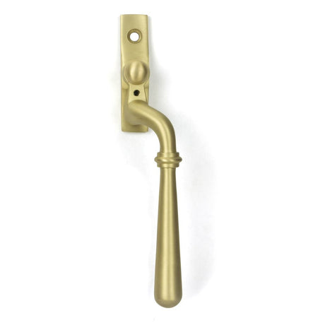 This is an image showing From The Anvil - Satin Brass Newbury Espag - RH available from T.H Wiggans Architectural Ironmongery in Kendal, quick delivery and discounted prices