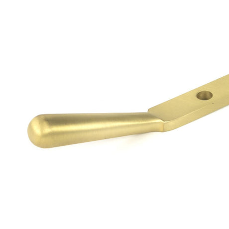 This is an image showing From The Anvil - Satin Brass 12" Newbury Stay available from T.H Wiggans Architectural Ironmongery in Kendal, quick delivery and discounted prices