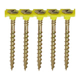 This is an image showing TIMCO Solo Collated Chipboard & Woodscrews - PH - Double Countersunk - Yellow - 4.2 x 50 - 1000 Pieces Box available from T.H Wiggans Ironmongery in Kendal, quick delivery at discounted prices.