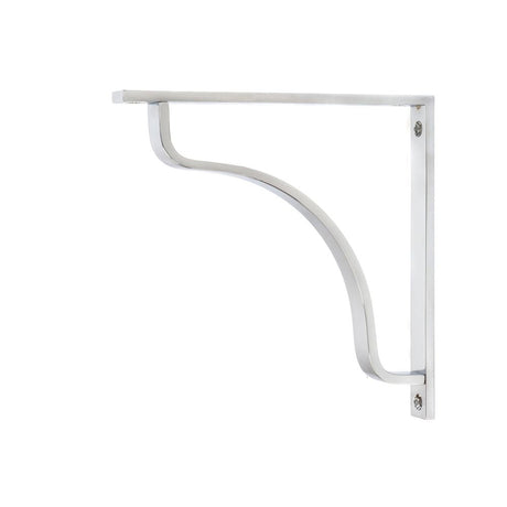 This is an image showing From The Anvil - Polished Chrome Abingdon Shelf Bracket (200mm x 200mm) available from T.H Wiggans Architectural Ironmongery in Kendal, quick delivery and discounted prices