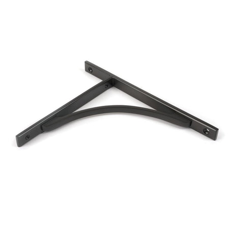 This is an image showing From The Anvil - Aged Bronze Apperley Shelf Bracket (260mm x 200mm) available from trade door handles, quick delivery and discounted prices