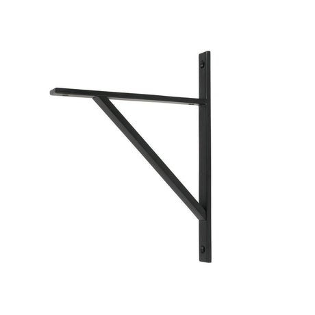 This is an image showing From The Anvil - Matt Black Chalfont Shelf Bracket (260mm x 200mm) available from T.H Wiggans Architectural Ironmongery in Kendal, quick delivery and discounted prices
