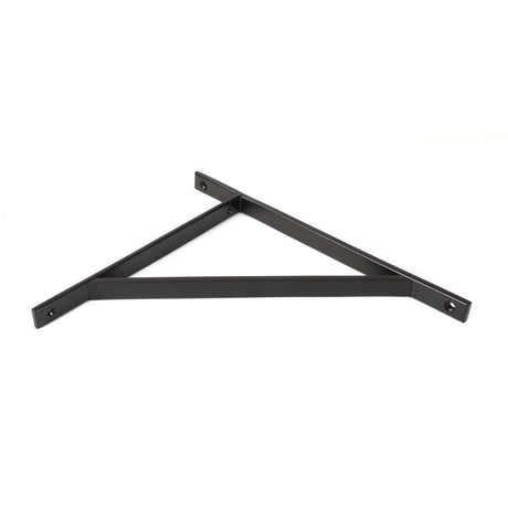 This is an image showing From The Anvil - Aged Bronze Chalfont Shelf Bracket (314mm x 250mm) available from trade door handles, quick delivery and discounted prices