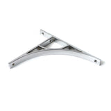 This is an image showing From The Anvil - Polished Chrome Tyne Shelf Bracket (260mm x 200mm) available from trade door handles, quick delivery and discounted prices