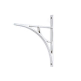 This is an image showing From The Anvil - Polished Chrome Tyne Shelf Bracket (260mm x 200mm) available from T.H Wiggans Architectural Ironmongery in Kendal, quick delivery and discounted prices