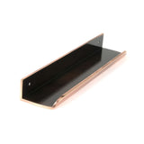 This is an image showing From The Anvil - Polished Bronze 200mm Moore Edge Pull available from trade door handles, quick delivery and discounted prices