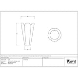 This is an image showing From The Anvil - Satin Marine SS (316) 30cm Flora Pot (Drainage holes) available from T.H Wiggans Architectural Ironmongery in Kendal, quick delivery and discounted prices