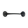This is an image showing TIMCO Cabin Hooks - Black - 8" - 1 Each Plain Bag available from T.H Wiggans Ironmongery in Kendal, quick delivery at discounted prices.