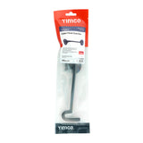 This is an image showing TIMCO Cabin Hooks - Black - 8" - 1 Each TIMpac available from T.H Wiggans Ironmongery in Kendal, quick delivery at discounted prices.