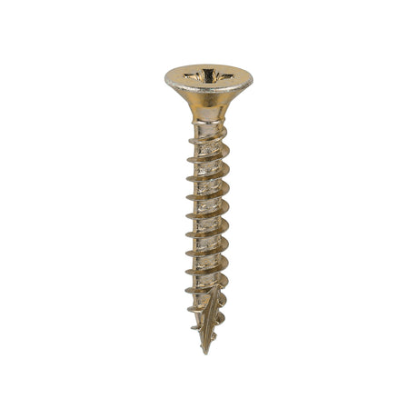 This is an image showing TIMCO Classic Multi-Purpose Screws - PZ - Double Countersunk - Yellow - 6.0 x 40 - 200 Pieces Box available from T.H Wiggans Ironmongery in Kendal, quick delivery at discounted prices.